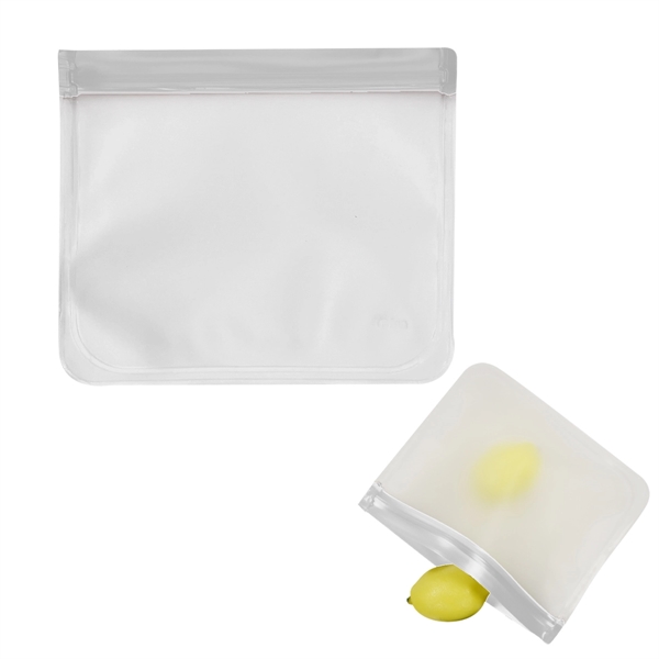 Reusable zip top storage bag for keeping food fresh while refrigerated.... from ASI 61125 Hit Promotional Products / Hit®