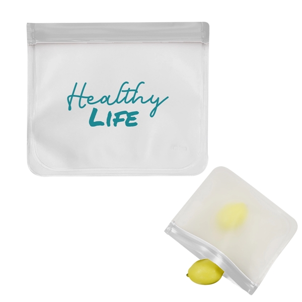 Reusable zip top storage bag for keeping food fresh while refrigerated.... from ASI 61125 Hit Promotional Products / Hit®