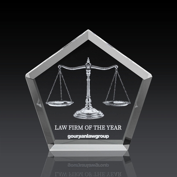 This pentagonal award is the perfect way to let your image... from ASI 84592 St Regis Group / St Regis