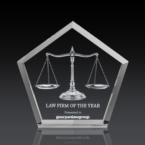 This pentagonal award is the perfect way to let your image... from ASI 84592 St Regis Group / St Regis