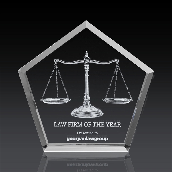 This pentagonal award is the perfect way to let your image... from ASI 84592 St Regis Group / St Regis