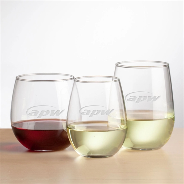Stemless glasses allow users to aerate a glass of wine while... from ASI 84592 St Regis Group