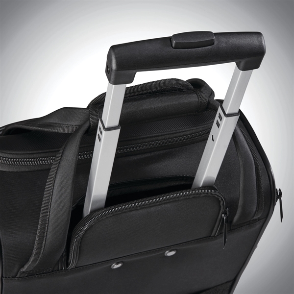 Zoom Turbo Spinner Underseat Carry-On from American Tourister, features a sleek... from ASI 56070 Gemline / Gemline®