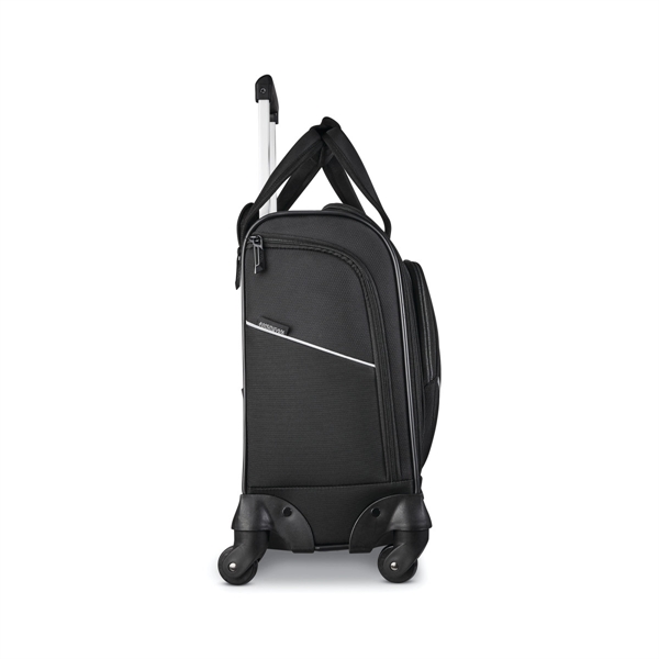 Zoom Turbo Spinner Underseat Carry-On from American Tourister, features a sleek... from ASI 56070 Gemline / Gemline®