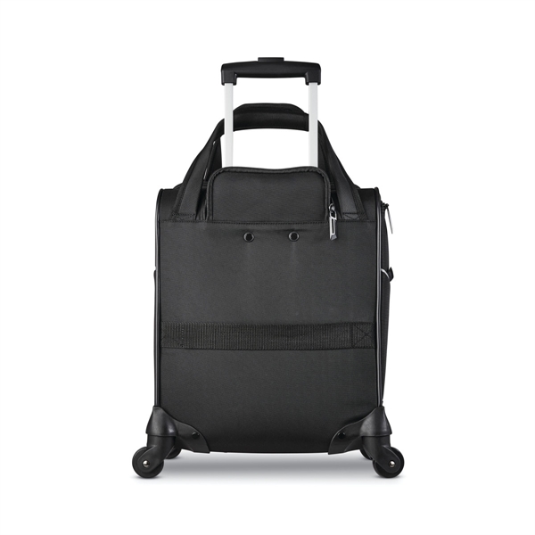 Zoom Turbo Spinner Underseat Carry-On from American Tourister, features a sleek... from ASI 56070 Gemline / Gemline®