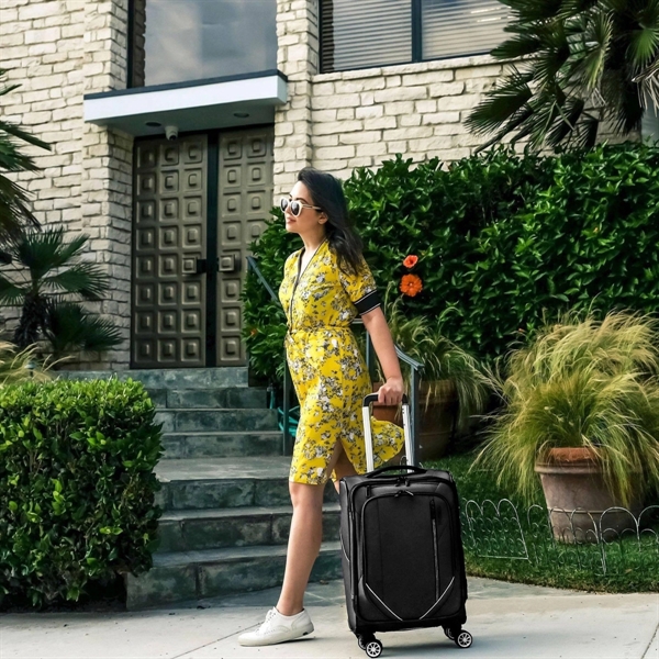 Zoom Turbo 20" Spinner Carry-On from American Tourister, features an athletic-inspired... from ASI 56070 Gemline / Gemline®