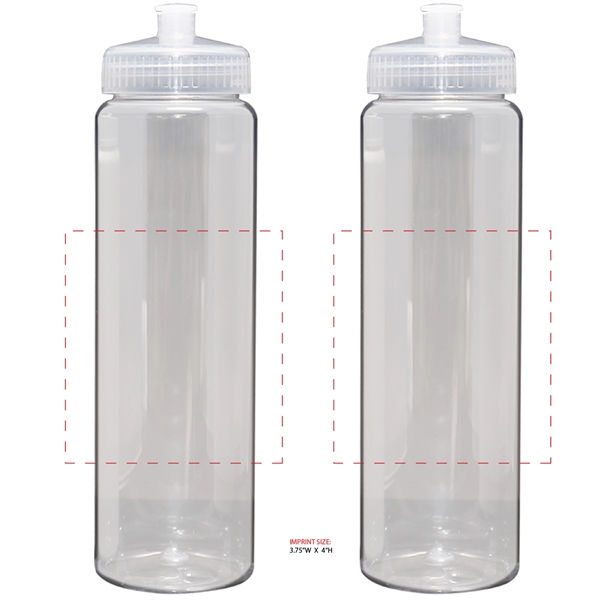32 Oz. Clear Sport Bottle with Push-Pull Lid... from ASI 80060 VisionUSA