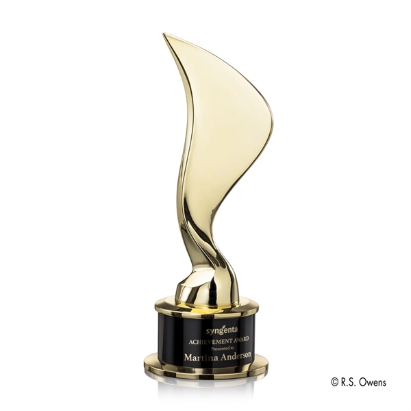 The Eternal's cast metal flame rises from a thick... from ASI 84592 St Regis Group / R S Owens & Co Inc