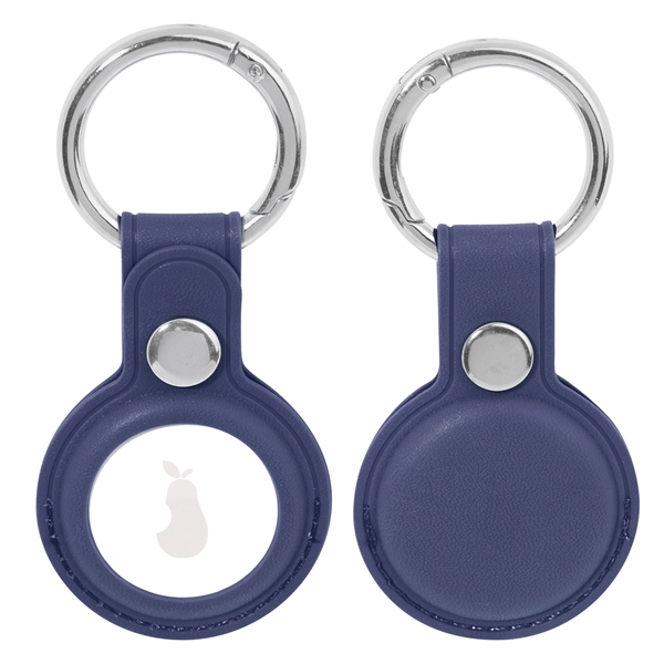 0.375" x 1.625" x 2.5" soft PU plastic keychain with Airtag... from ASI 62088 IDProductsource
