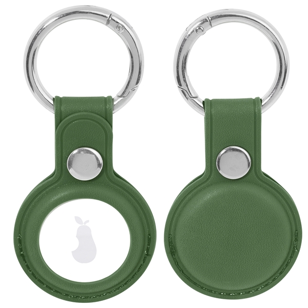 0.375" x 1.625" x 2.5" soft PU plastic keychain with Airtag... from ASI 62088 IDProductsource