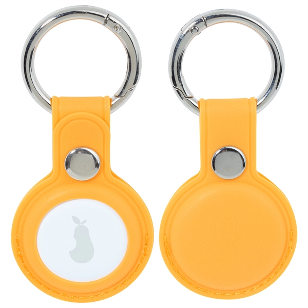 0.375" x 1.625" x 2.5" soft PU plastic keychain with Airtag... from ASI 62088 IDProductsource