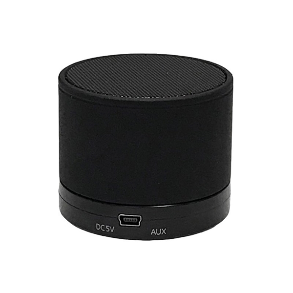 Cylinder Wireless Bluetooth Speaker with 1 color silkscreen imprint on 1... from ASI 37218 Athena Promo (tm)