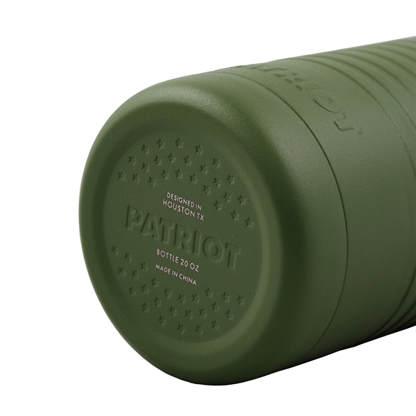 20 oz. stainless steel bottle with double wall vacuum insulation, screw-on... from ASI 61005 Hirsch Gift Inc / HG