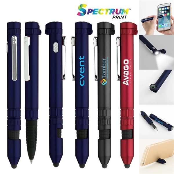 Utility tool pen made of plastic with black ink, a screwdriver... from ASI 88060 Snugz/USA Inc / Sweda®