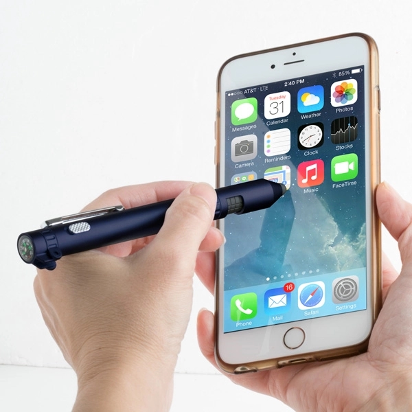 Utility tool pen made of plastic with black ink, a screwdriver... from ASI 88060 Snugz/USA Inc / Sweda®