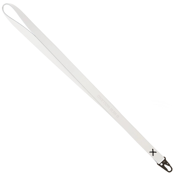 20 3/8" x 3/4" leather lanyard with heavy duty clop and... from ASI 88060 Snugz/USA Inc / SnugZ USA®