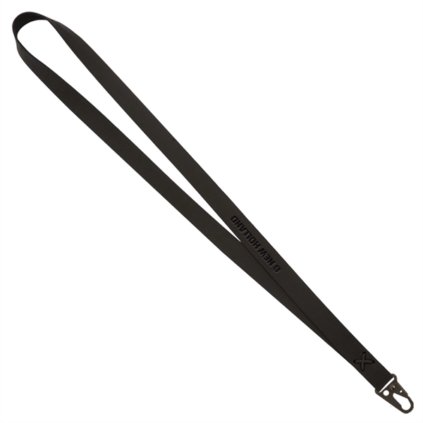 20 3/8" x 3/4" leather lanyard with heavy duty clop and... from ASI 88060 Snugz/USA Inc / SnugZ USA®