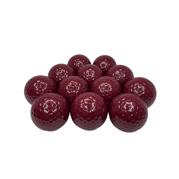 Bulk Packed 12 Burgundy Golf Balls... from ASI 38120 Ball Pro / Diversified Quality Kitchenware