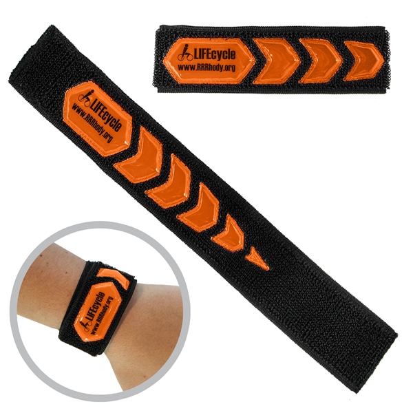 Reflective wrist strap measuring 1.5"H x 11"W and available in several... from ASI 54040 Fey Promo / Reflectix® Mi Line by Fey
