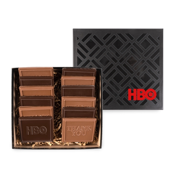 12 Piece Cookie & Confection Gift Box... from ASI 44900 NC Custom (CI/Lanco) / Chocolate Inn