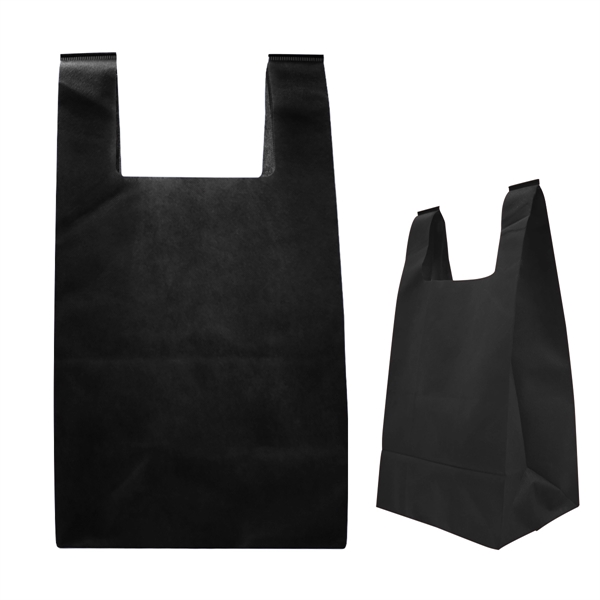 Reusable T-shirt style non-woven tote bag for storing all your essentials.... from ASI 61125 Hit Promotional Products / Hit®