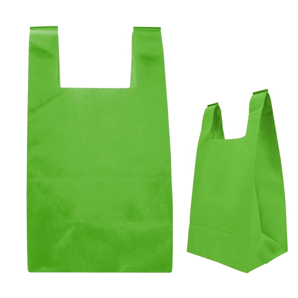Reusable T-shirt style non-woven tote bag for storing all your essentials.... from ASI 61125 Hit Promotional Products / Hit®