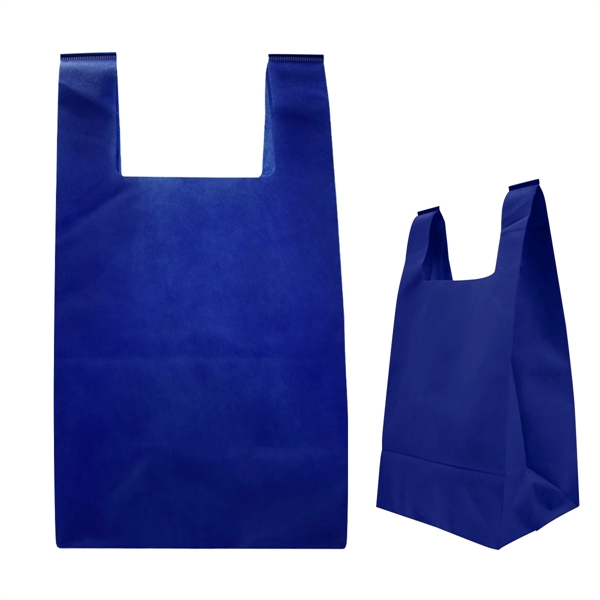 Reusable T-shirt style non-woven tote bag for storing all your essentials.... from ASI 61125 Hit Promotional Products / Hit®