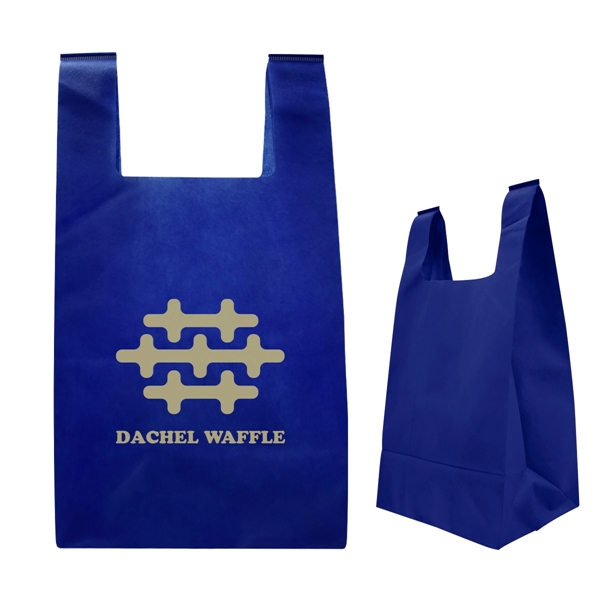 Reusable T-shirt style non-woven tote bag for storing all your essentials.... from ASI 61125 Hit Promotional Products / Hit®