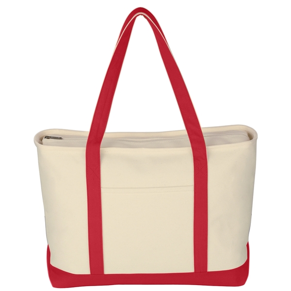 Large Heavy Cotton Canvas Boat Tote.  24 oz. Canvas. ... from ASI 61125 Hit Promotional Products / Hit®