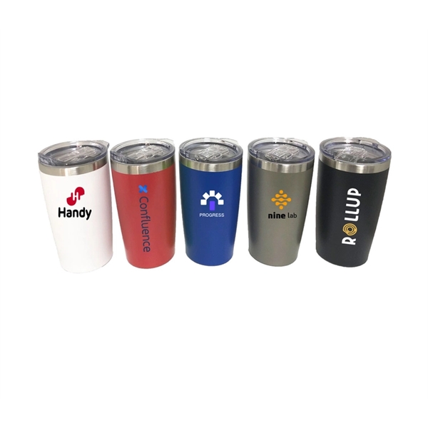 20 oz. double wall stainless steel tumbler with free 1 color... from ASI 37218 Athena Promo (tm)