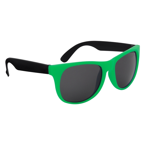 Kapowski rubberized sunglasses for a boost in style while protecting against... from ASI 61125 Hit Promotional Products / Hit®
