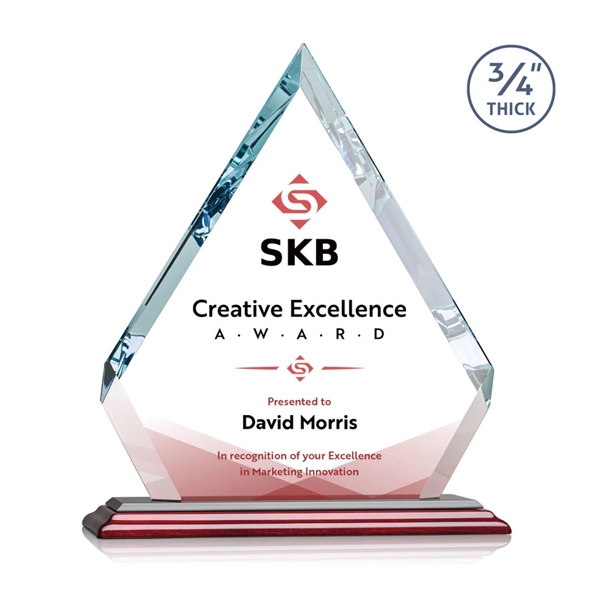 Beautiful diamond beveled award mounted on an  Albion™ base. Let... from ASI 84592 St Regis Group / St Regis