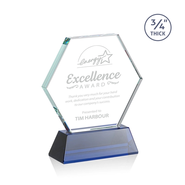The Pickering Starfire Crystal Award features a brilliant 0.75” thick hexagon... from ASI 84592 St Regis Group / St Regis