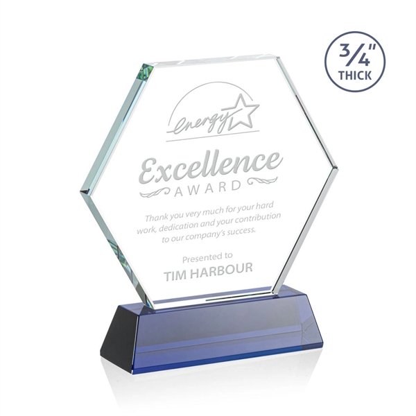 The Pickering Starfire Crystal Award features a brilliant 0.75” thick hexagon... from ASI 84592 St Regis Group / St Regis