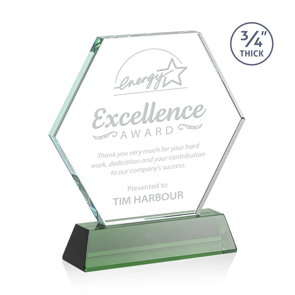 The Pickering Starfire Crystal Award features a brilliant 0.75” thick hexagon... from ASI 84592 St Regis Group / St Regis