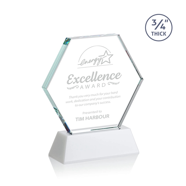 The Pickering Starfire Crystal Award features a brilliant 0.75” thick hexagon... from ASI 84592 St Regis Group / St Regis