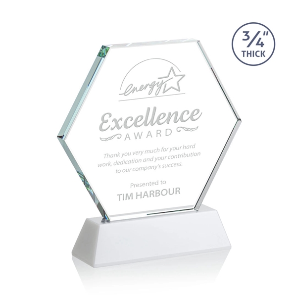 The Pickering Starfire Crystal Award features a brilliant 0.75” thick hexagon... from ASI 84592 St Regis Group / St Regis