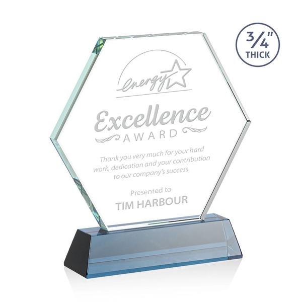 The Pickering Starfire Crystal Award features a brilliant 0.75” thick hexagon... from ASI 84592 St Regis Group / St Regis