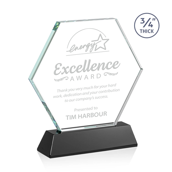 The Pickering Starfire Crystal Award features a brilliant 0.75” thick hexagon... from ASI 84592 St Regis Group / St Regis