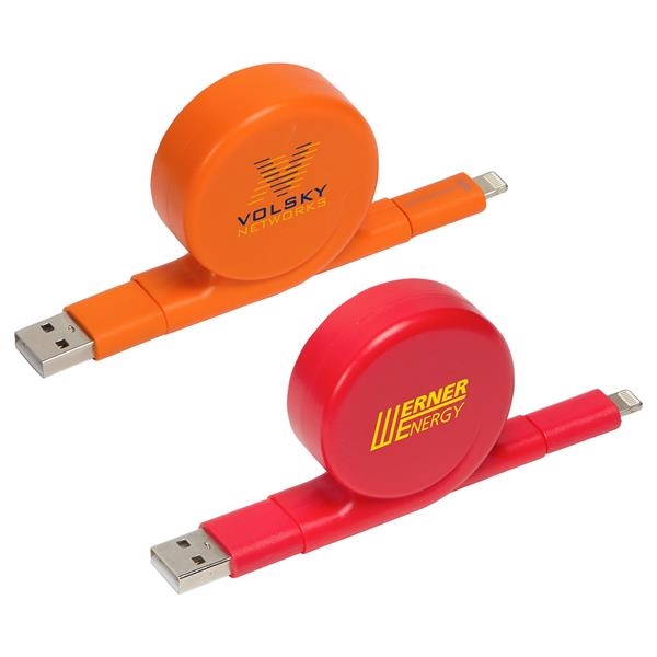 Retractable Charging Cable... from ASI 36730 Ariel Premium Supply Inc