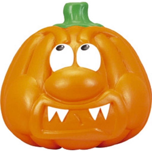 Pumpkin Stress Relievers, PU Material. Orange w/ Black and green Marking.... from ASI 31977 Adline Industries Inc