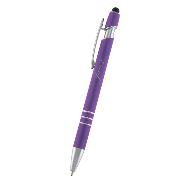 Plunger-action Ander incline stylus pen for writing down reminders, notes, and... from ASI 61125 Hit Promotional Products / Hit®