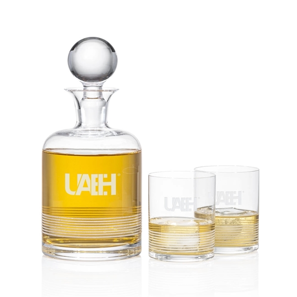 The elegant Dorval Decanter set features a perfectly rounded lid and... from ASI 84592 St Regis Group