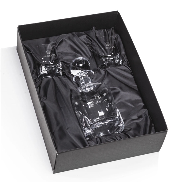 Decanter and On The Rocks Glasses.... from ASI 84592 St Regis Group