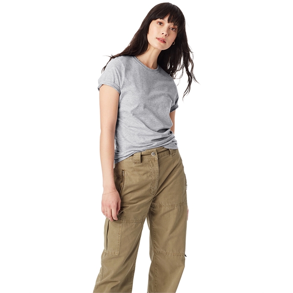 Women's contoured, side-seamed T-shirt made of preshrunk cotton in several available... from ASI 34063 alphabroder