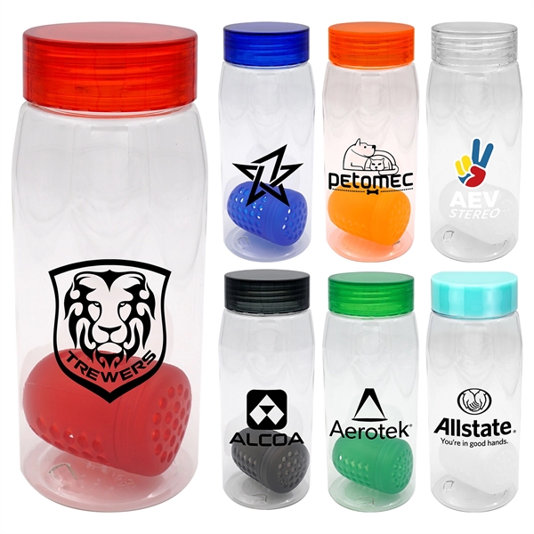 Clear View 25 oz. Recycled Bottle with Floating Infuser... from ASI 30208 A P Specialties / AP Specialties