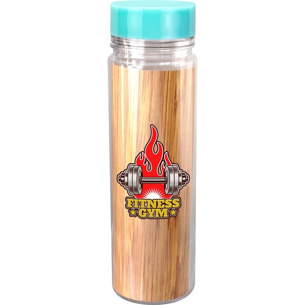 Clear View 18 oz. Full Color Bamboo Pattern Bottle... from ASI 30208 A P Specialties / AP Specialties