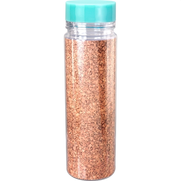Clear View 18 oz. Full Color Cork Bottle... from ASI 30208 A P Specialties / AP Specialties