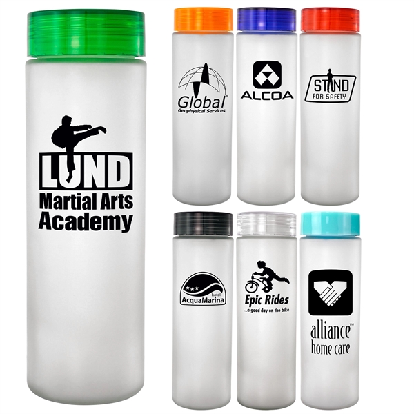 Clear View 22 oz. Frosted Glass Bottle... from ASI 30208 A P Specialties / AP Specialties