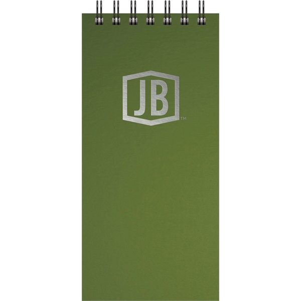 4" x 8.5" Deluxe reporter pad with foil or deboss logo,... from ASI 91340 Journalbooks/Timeplanner Calendars